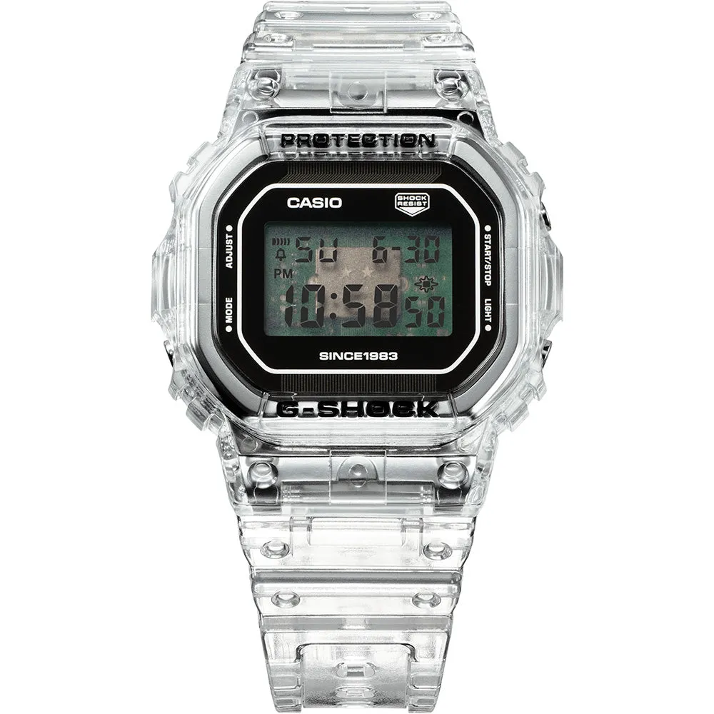 Digitale Herrenuhren G-Shock DW5040RX-7 40. Jubiläums-Skeleton-Remix-Digitaluhr