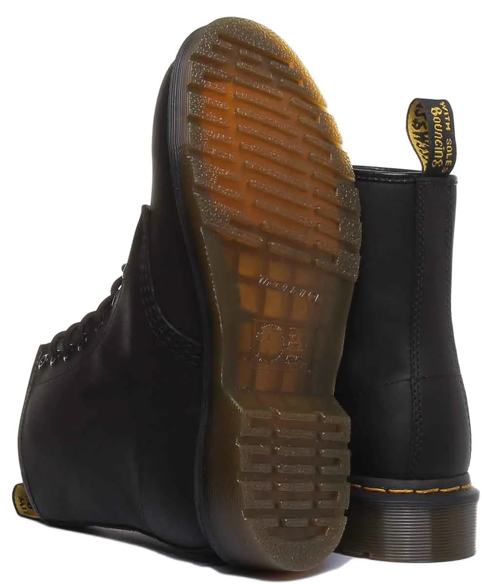 Dr. Martens 1460 Fettglanz in schwarzen Schuhen Dr. Martens