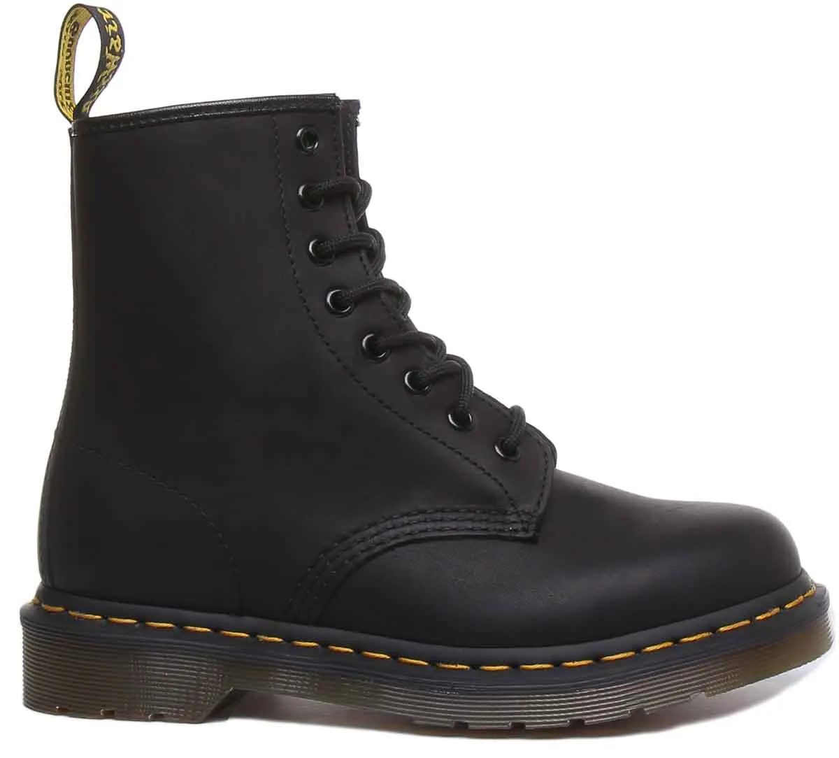 Dr. Martens 1460 Fettglanz in schwarzen Schuhen Dr. Martens