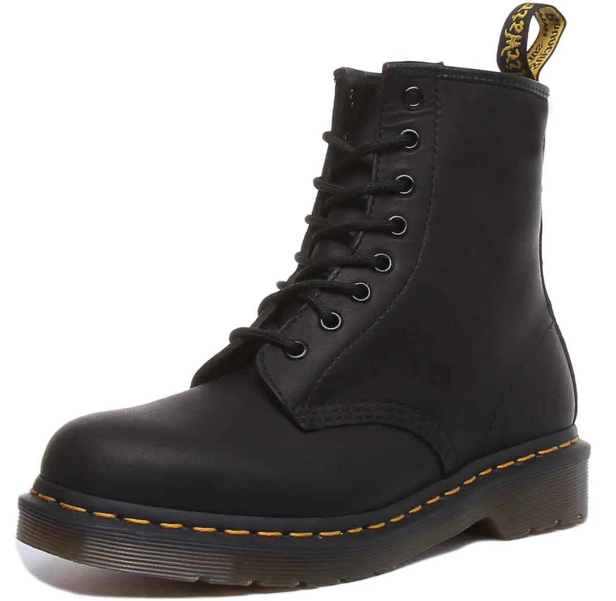 Dr. Martens 1460 Fettglanz in schwarzen Schuhen Dr. Martens