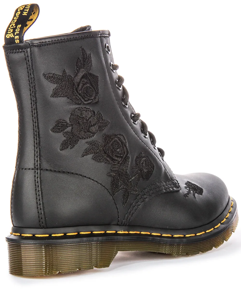 Dr. Martens 1460 Vonda in Schwarz Mono Damenschuhe Dr. Martens