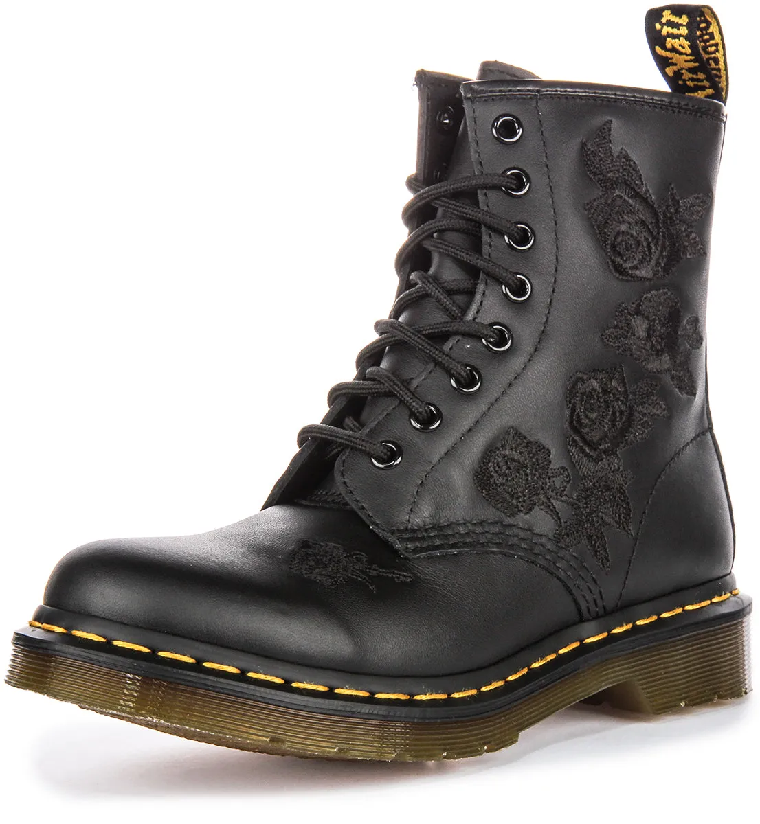 Dr. Martens 1460 Vonda in Schwarz Mono Damenschuhe Dr. Martens