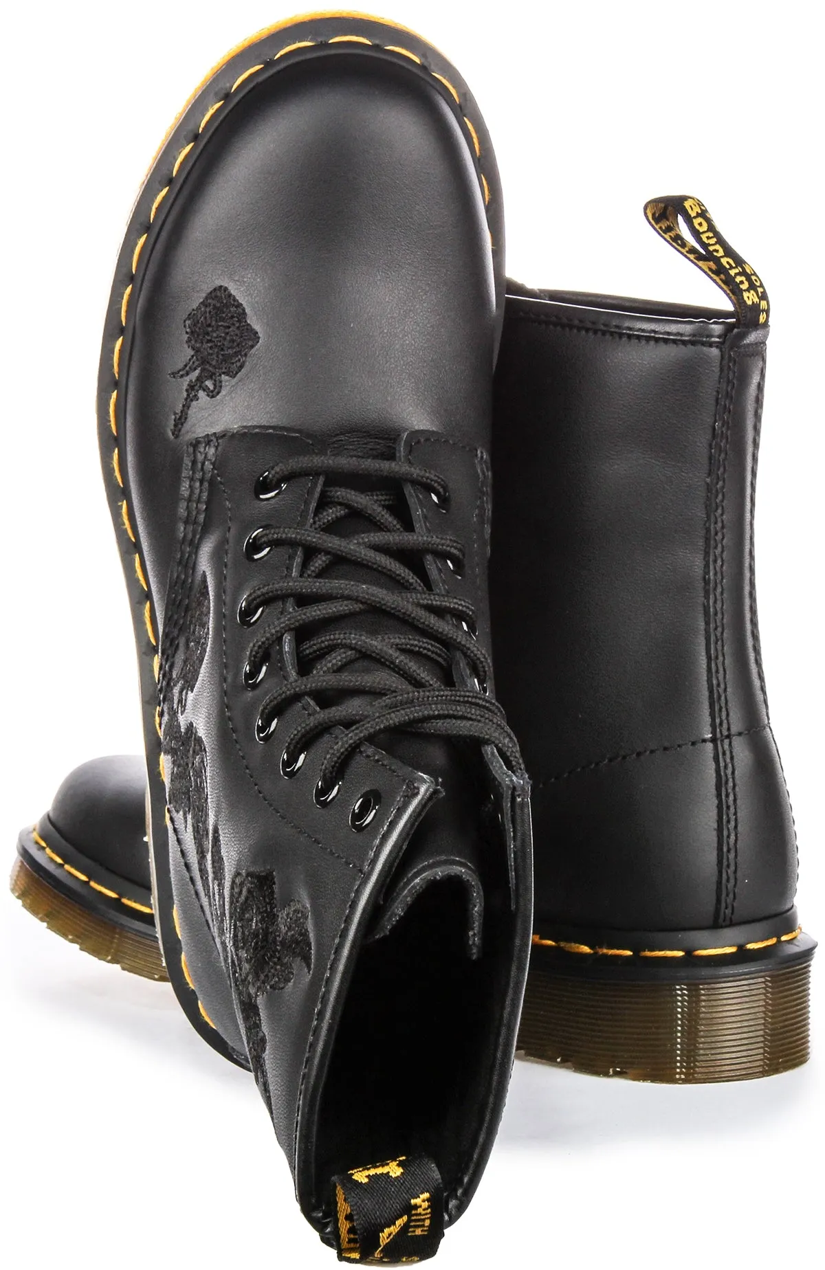 Dr. Martens 1460 Vonda in Schwarz Mono Damenschuhe Dr. Martens