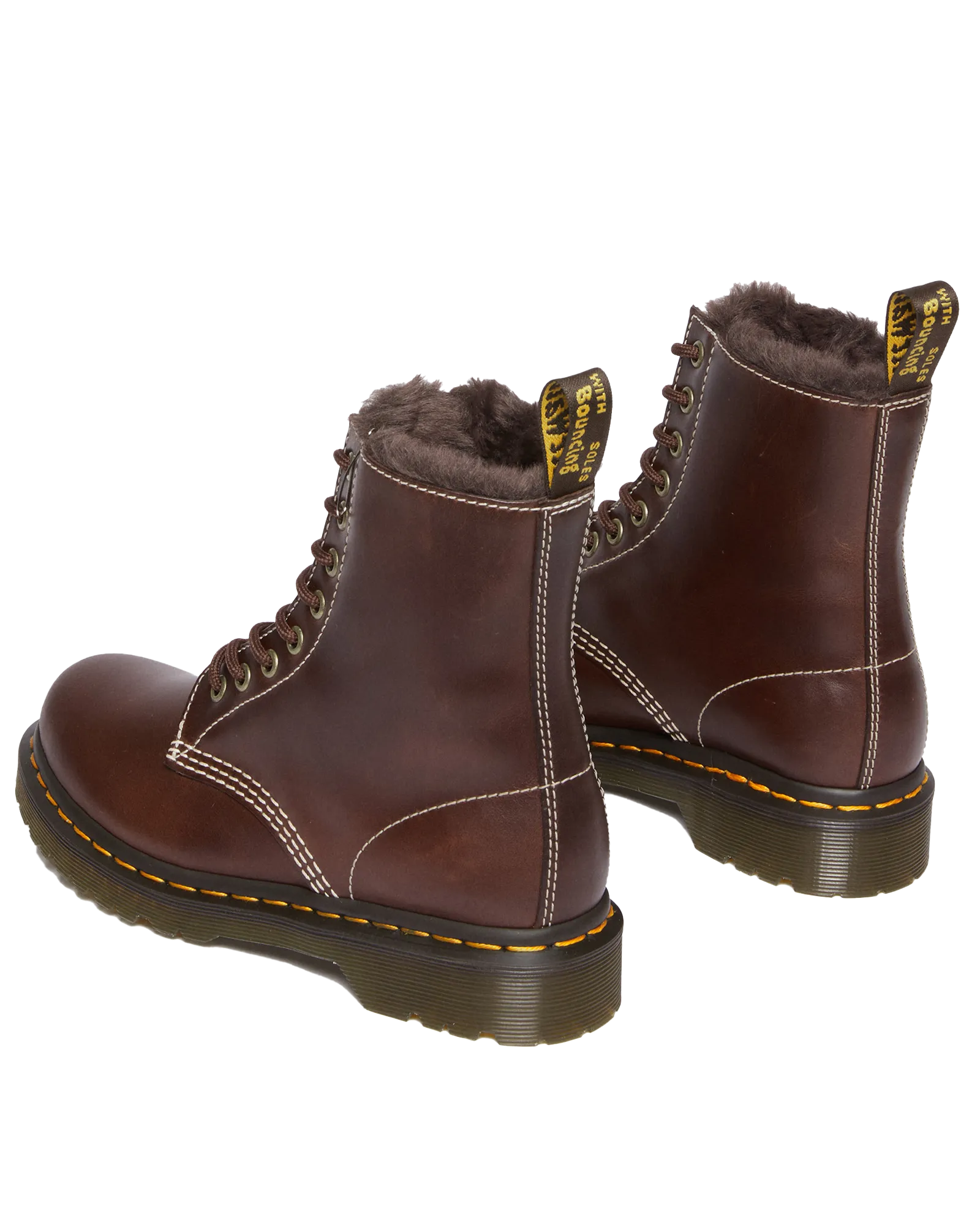 Dr. Martens Schuhe 1460 Serena Classic Stiefel in Dunkelbraun