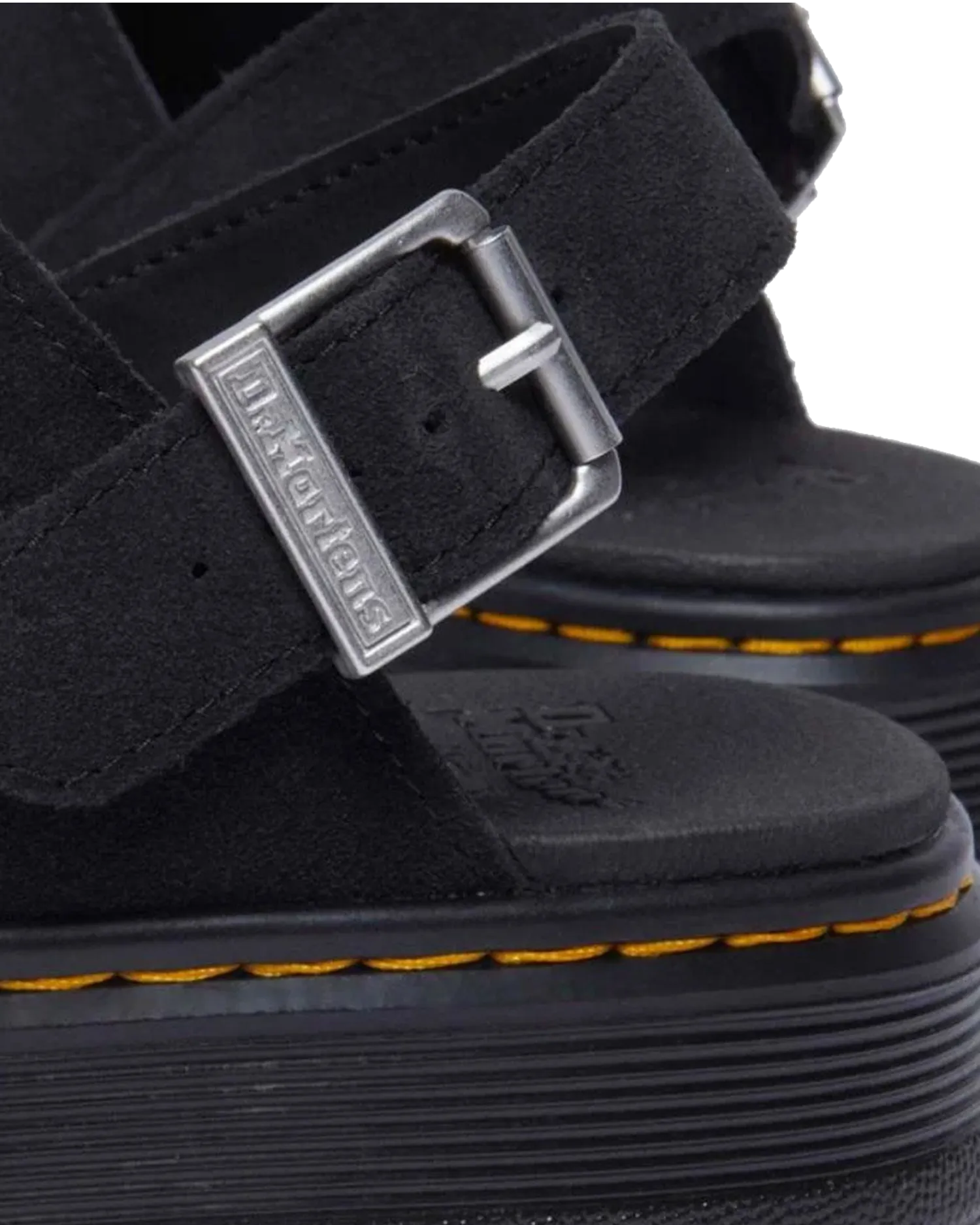 Dr. Martens Schuhe Brookline Bronx Wildleder Pantoffeln in Schwarz