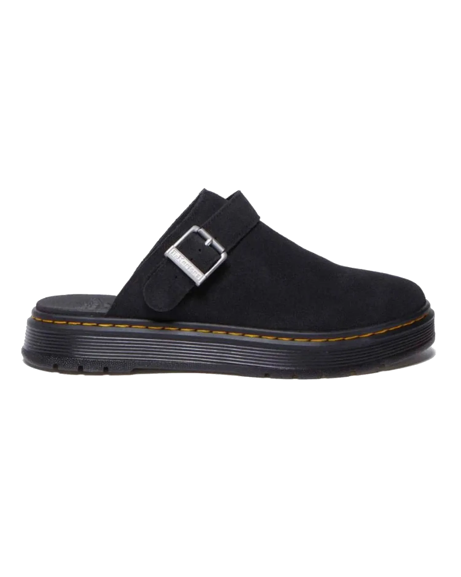 Dr. Martens Schuhe Brookline Bronx Wildleder Pantoffeln in Schwarz