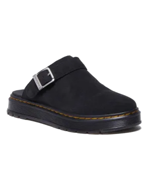 Dr. Martens Schuhe Brookline Bronx Wildleder Pantoffeln in Schwarz