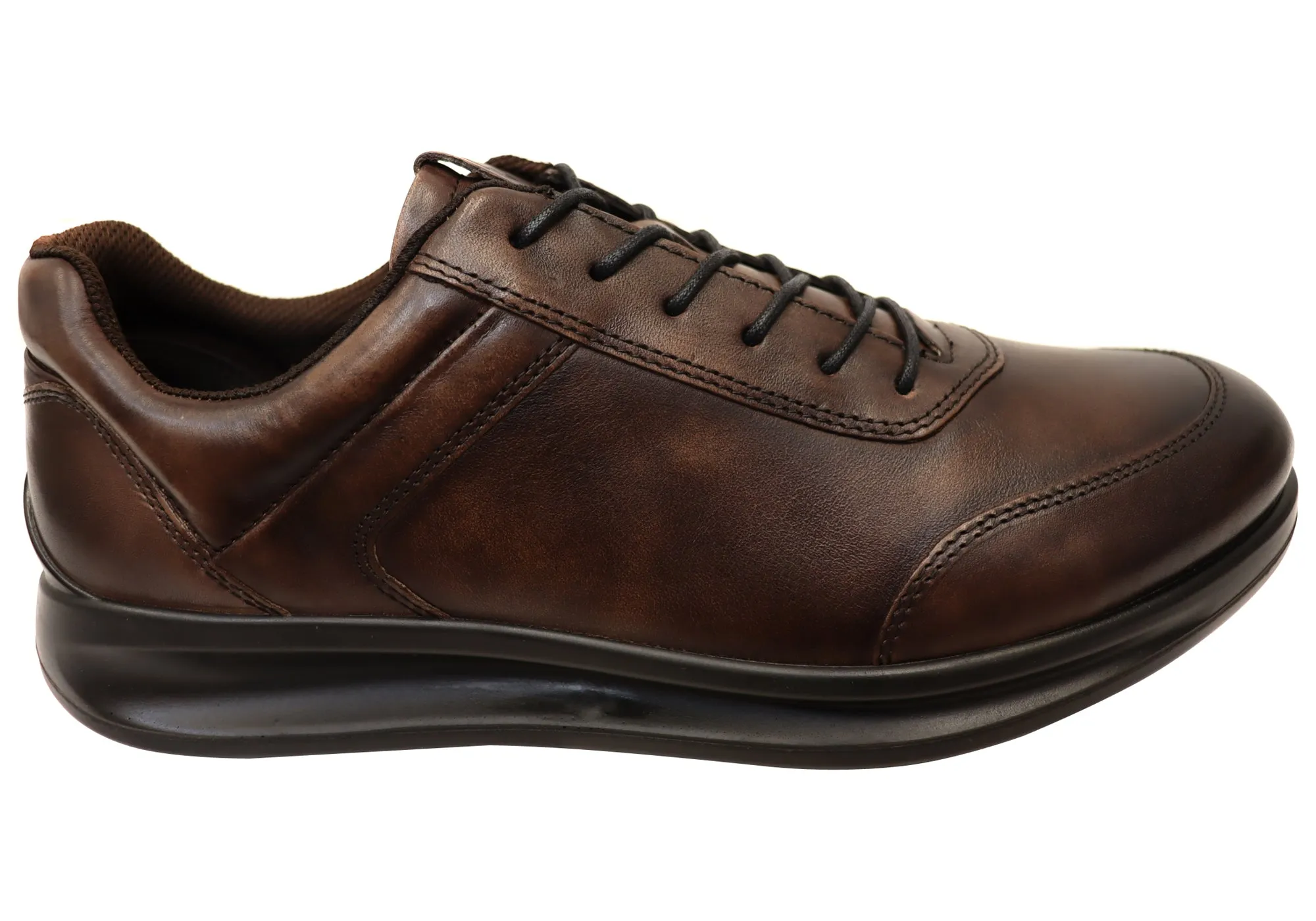 ECCO Herren Bequeme Leder Aquet Sneakers Schuhe ECCO Schuhe