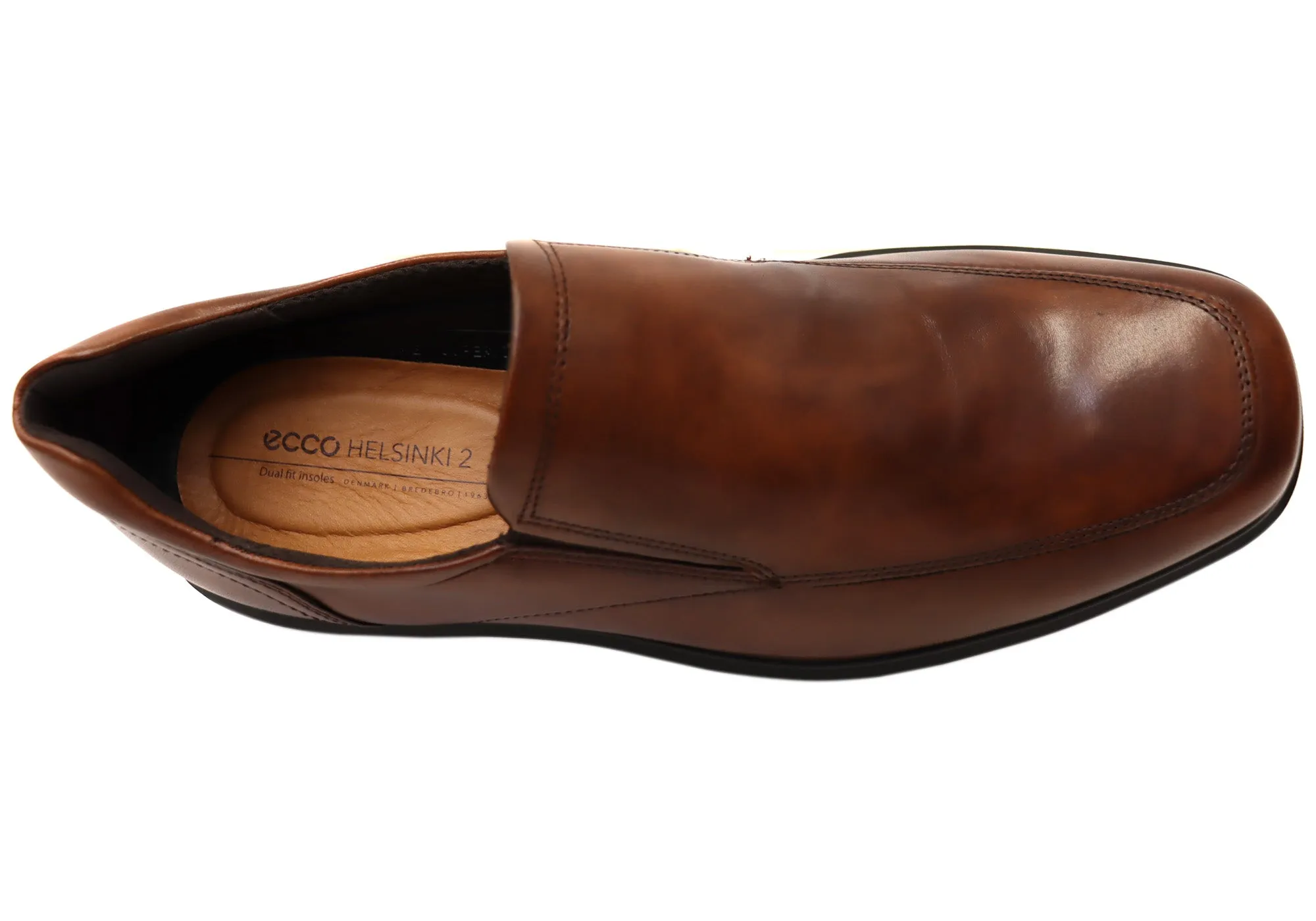 ECCO Herren Helsinki 2 Bequeme Leder-Slip-On-Anzugsschuhe von ECCO