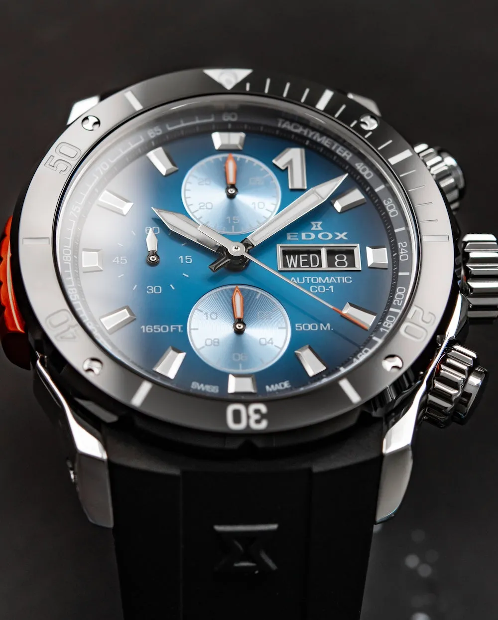 Edox Uhren Edox CO-1 Automatische Chronographenuhr