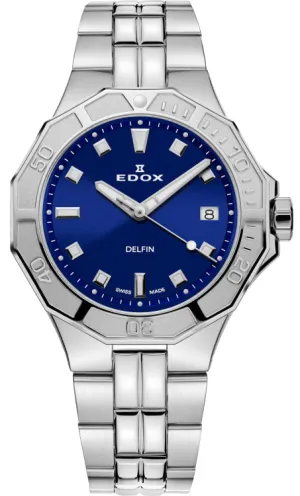 Edox Uhren Edox Delfin Taucheruhr Damen mit Datumsanzeige