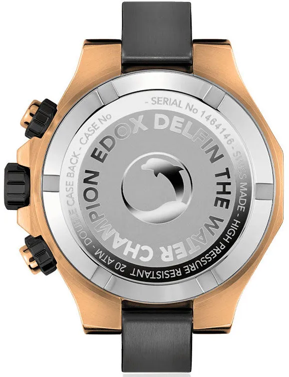 Edox Uhren Edox Delfin Der Originale Chronograph Herrenuhr