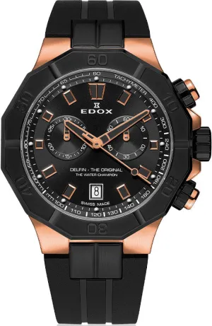 Edox Uhren Edox Delfin Der Originale Chronograph Herrenuhr