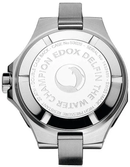 Edox Uhren Edox Delfin The Original Lady Quarz 3 Zeiger Special Edition Armbanduhr