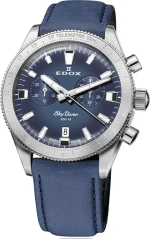 Edox Uhren Edox Skydiver Chronograph Limited Edition Uhr