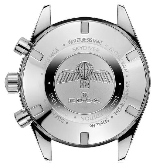 Edox Uhren Edox Skydiver Chronograph Limited Edition Uhr