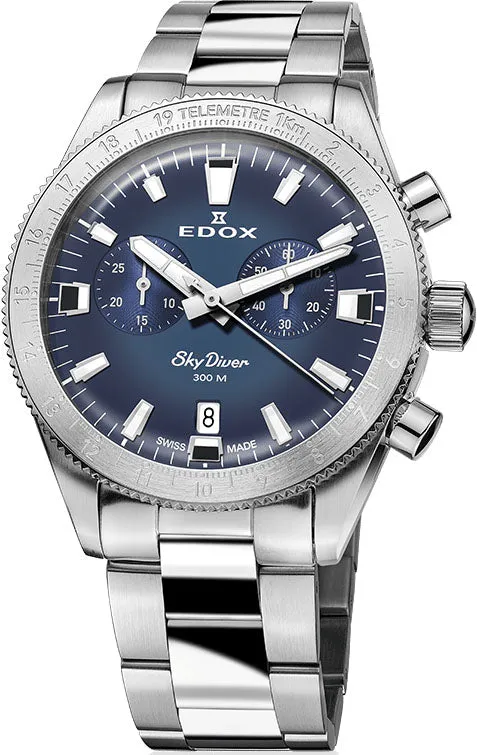 Edox Uhren Edox Skydiver Chronograph Limited Edition Uhr