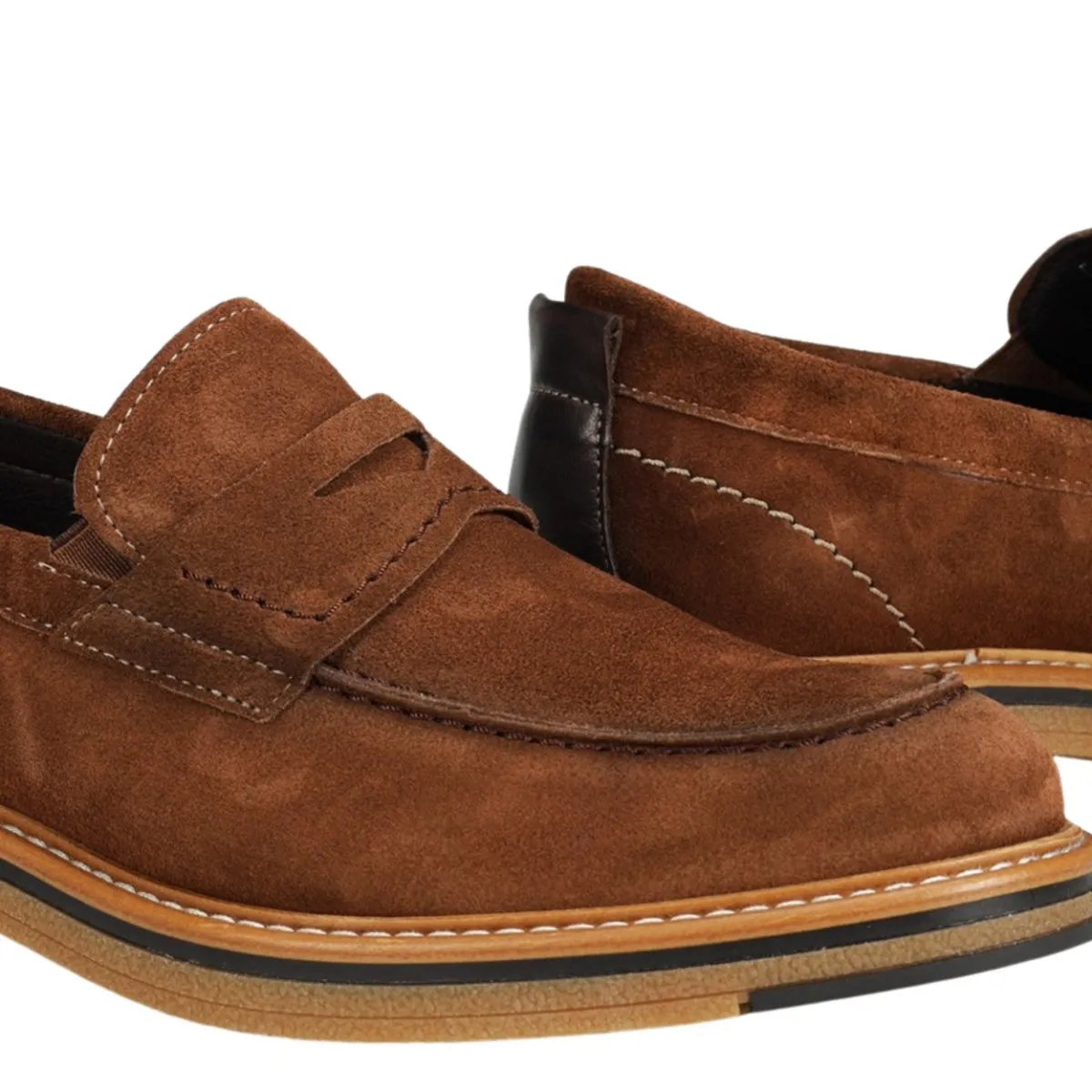 Fluchos Herren Kasper Afelpado Antilope Braun Wildleder