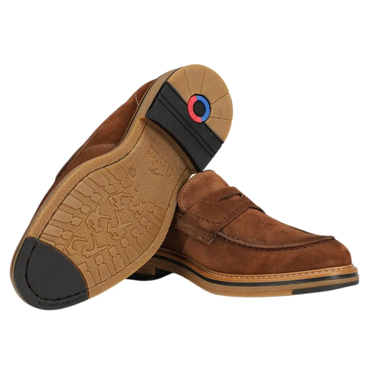 Fluchos Herren Kasper Afelpado Antilope Braun Wildleder