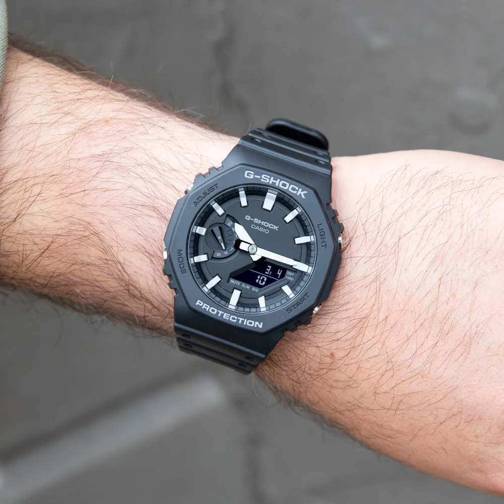 G-Shock Herrenuhren G-Shock GA2100-1A Schwarz 'CasiOak'