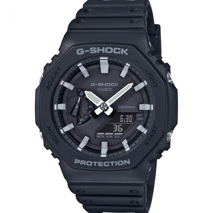 G-Shock Herrenuhren G-Shock GA2100-1A Schwarz 'CasiOak'