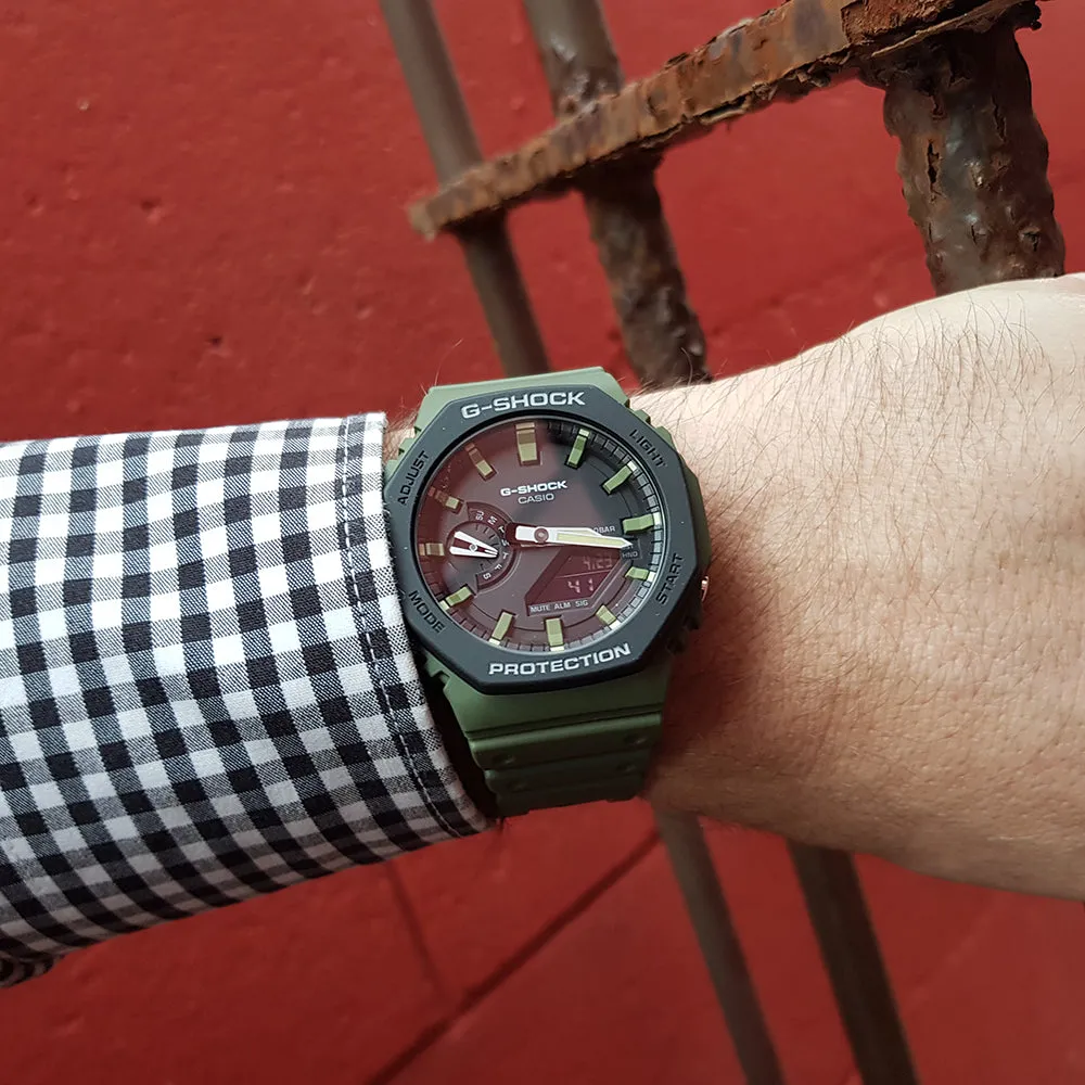 G-Shock Herrenuhren G-Shock GA2110SU-3A 'CasiOak'