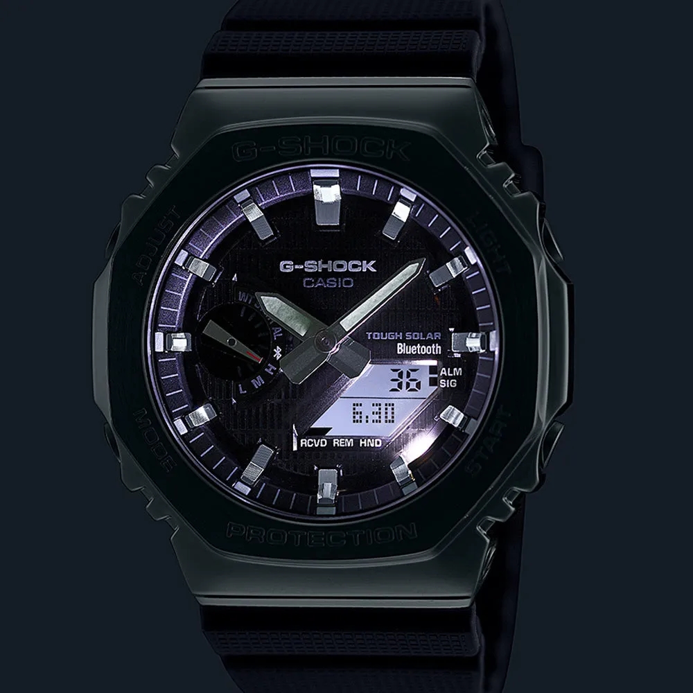 G-Shock Herrenuhren G-Shock GBM2100-1A Metallgehäuse Bluetooth 'CasiOak'