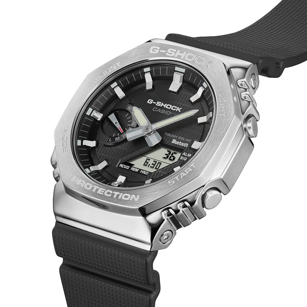 G-Shock Herrenuhren G-Shock GBM2100-1A Metallgehäuse Bluetooth 'CasiOak'