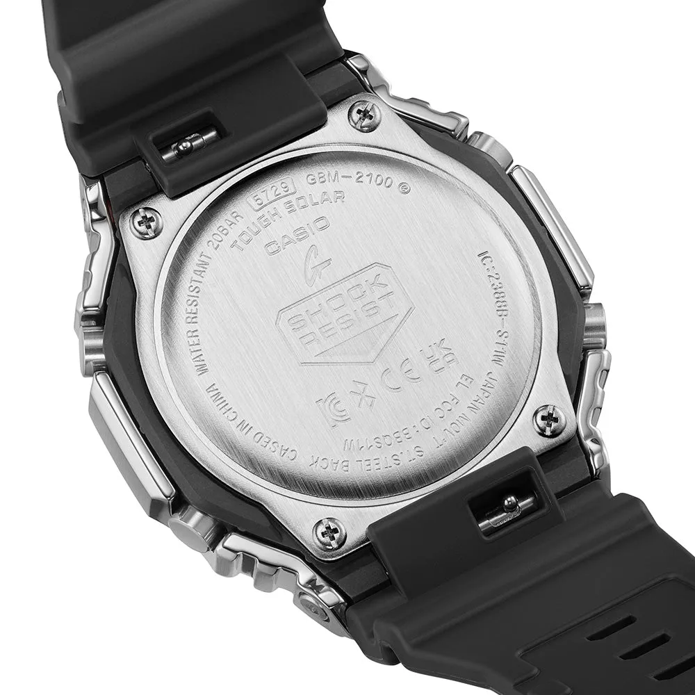 G-Shock Herrenuhren G-Shock GBM2100-1A Metallgehäuse Bluetooth 'CasiOak'