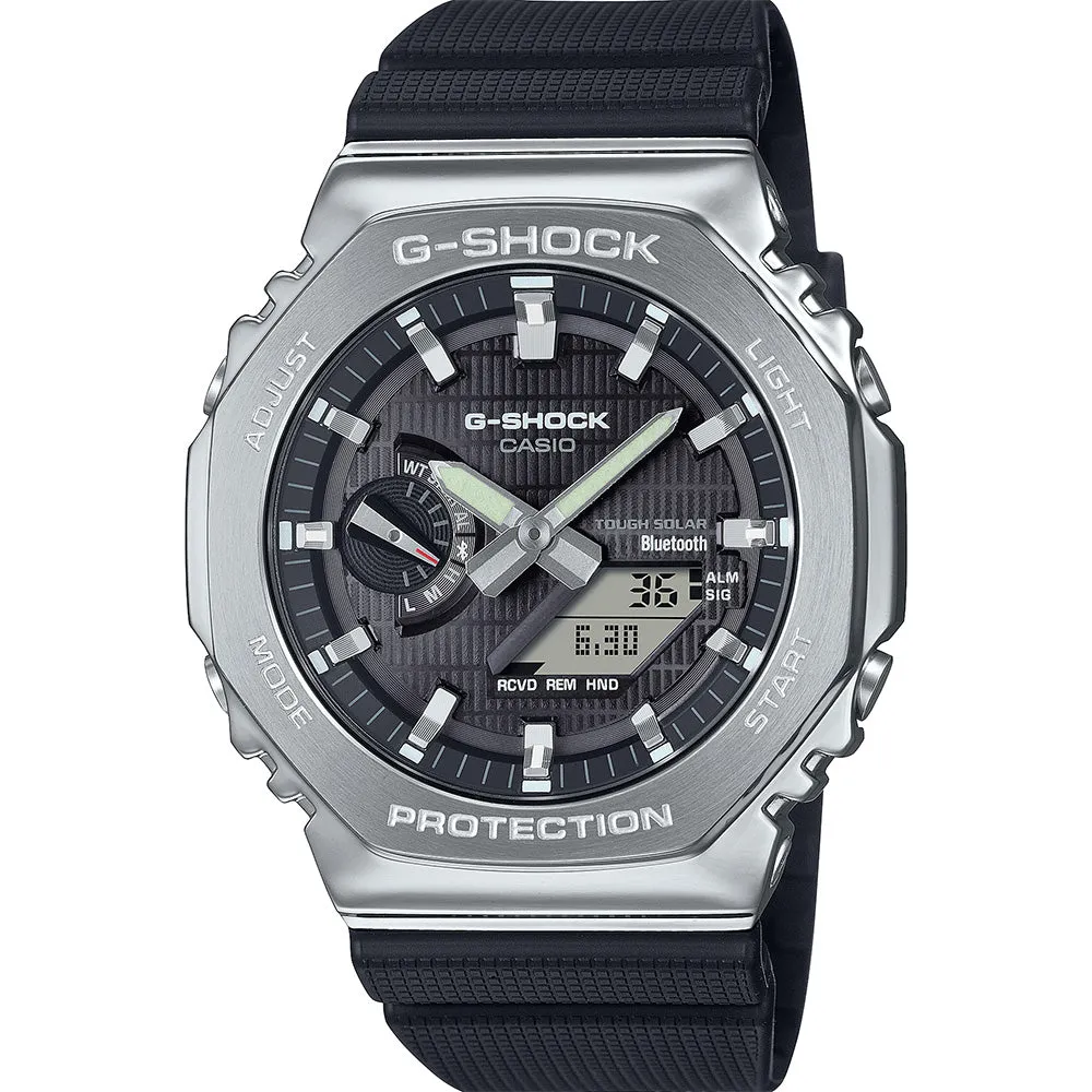G-Shock Herrenuhren G-Shock GBM2100-1A Metallgehäuse Bluetooth 'CasiOak'