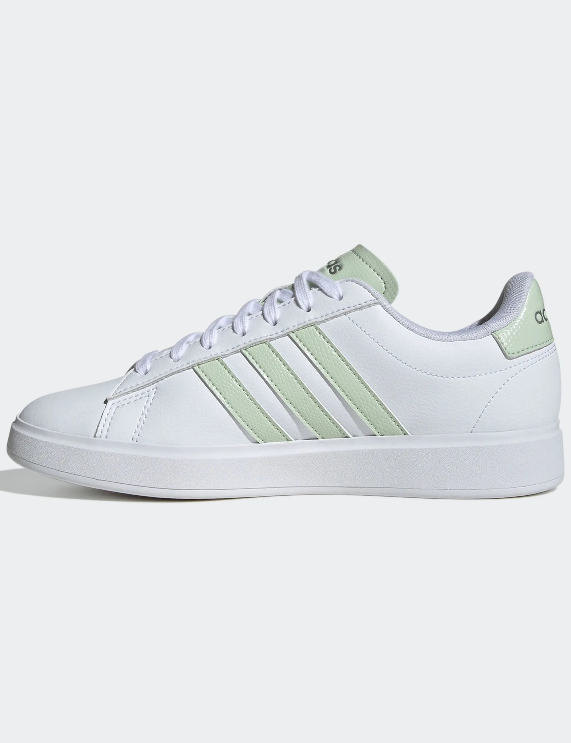 Grand Court 2.0 Schuhe - Wolkenweiß/Leinengrün/Mattes Silber