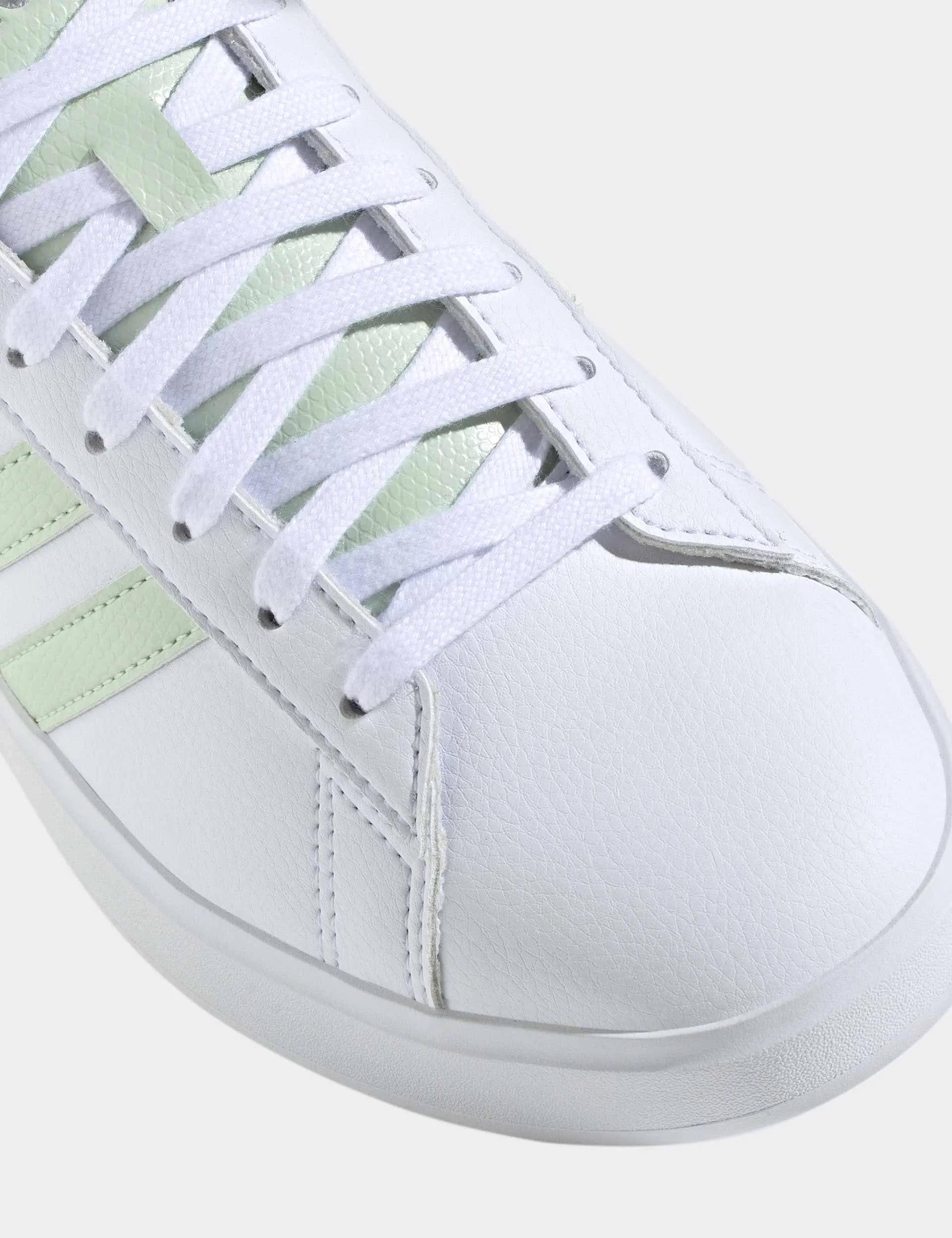 Grand Court 2.0 Schuhe - Wolkenweiß/Leinengrün/Mattes Silber
