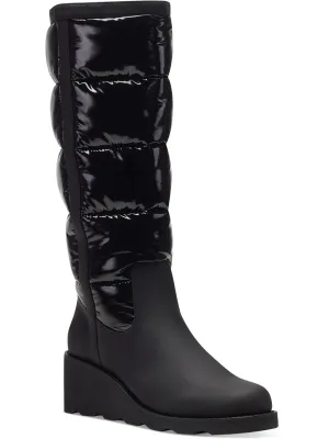 Hiliah Damen Glänzende Knöchelhohe Steppstiefel Ecco Schuhe
