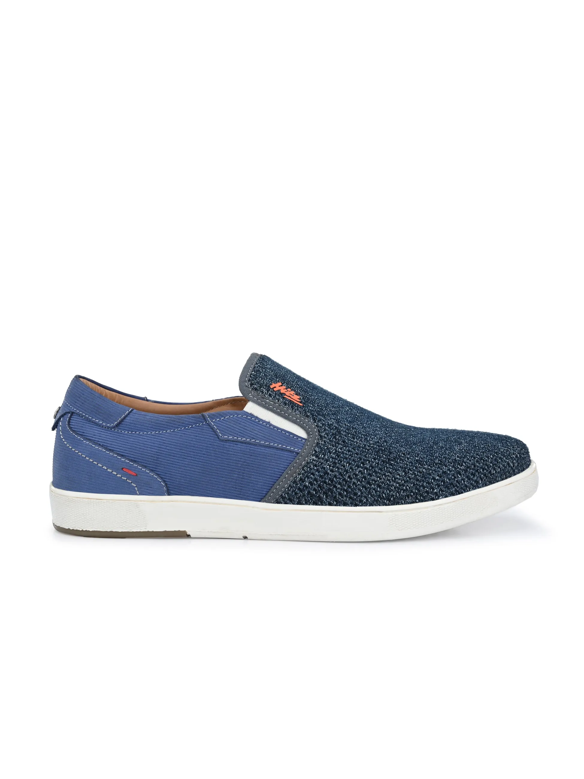 Hitz Herren Blaue Slip-on Freizeitsneaker