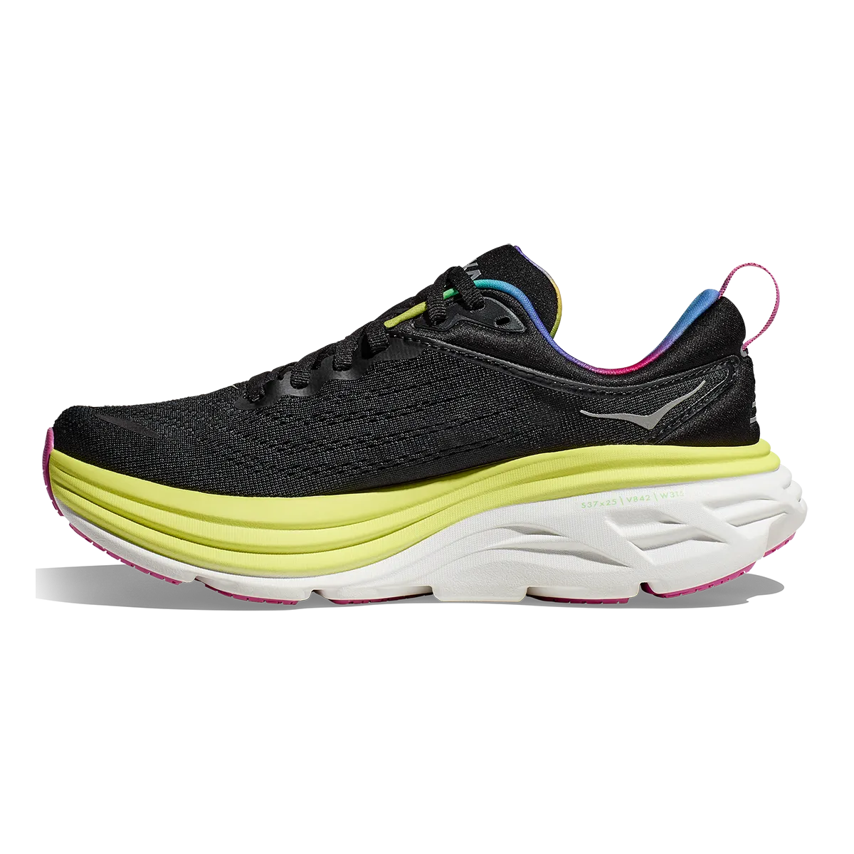 Hoka Bondi 8 - Schwarz - Zitrusglanz