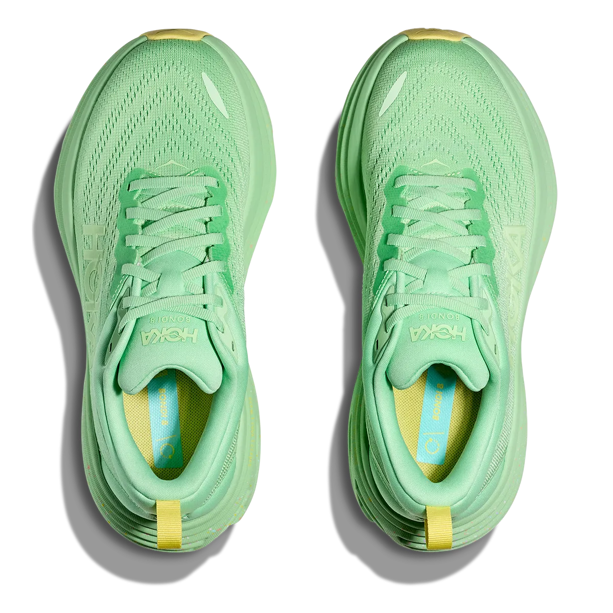 Hoka Bondi 8 - Limettenleuchten - Zitronenlimonade