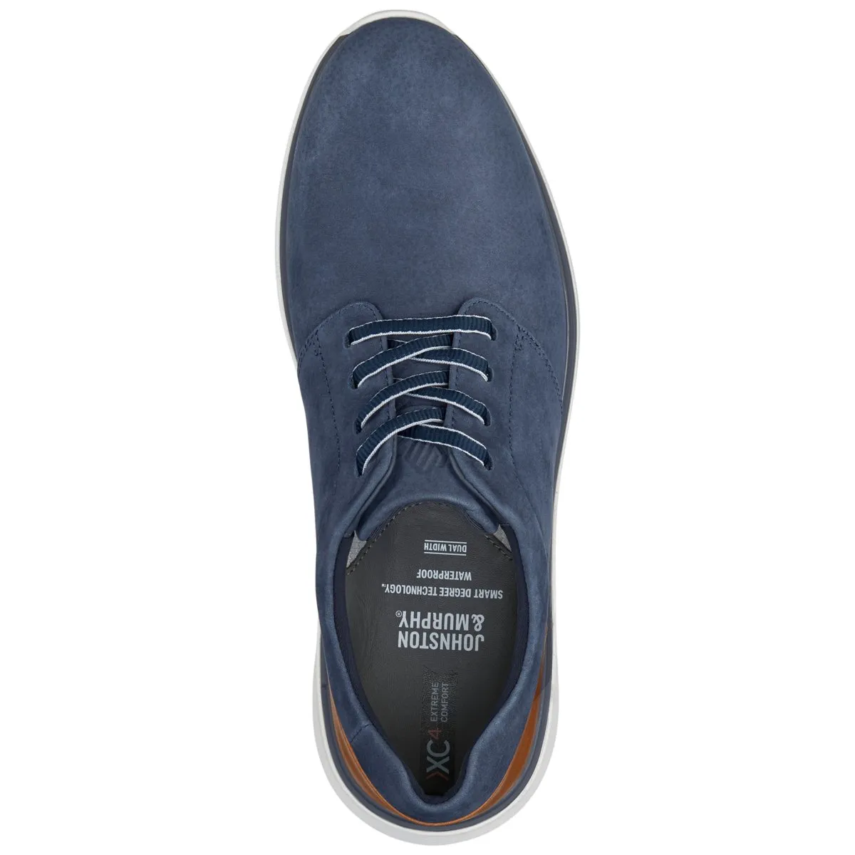 Johnston & Murphy Herren XC4 Prentiss 2.0 Navy Wasserdicht Aufgerahtes Nubukleder