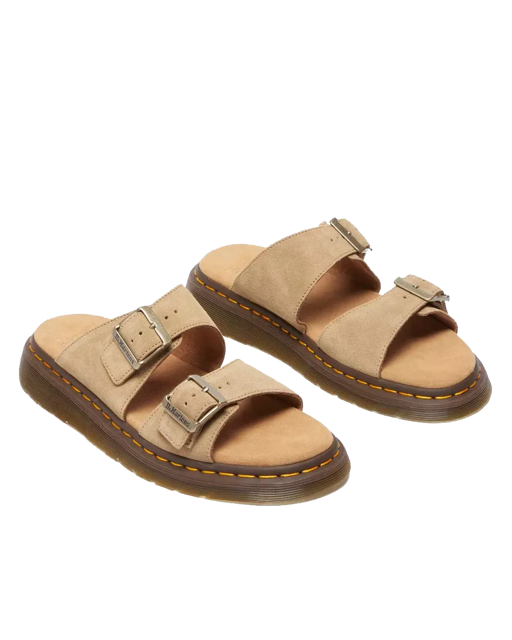 Josef Bronx Wildleder Sandalen in Savannah Braun