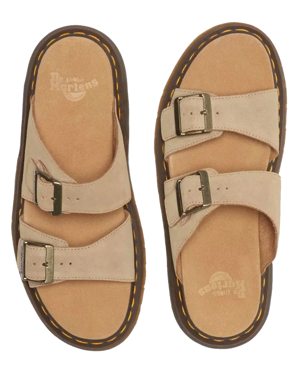 Josef Bronx Wildleder Sandalen in Savannah Braun