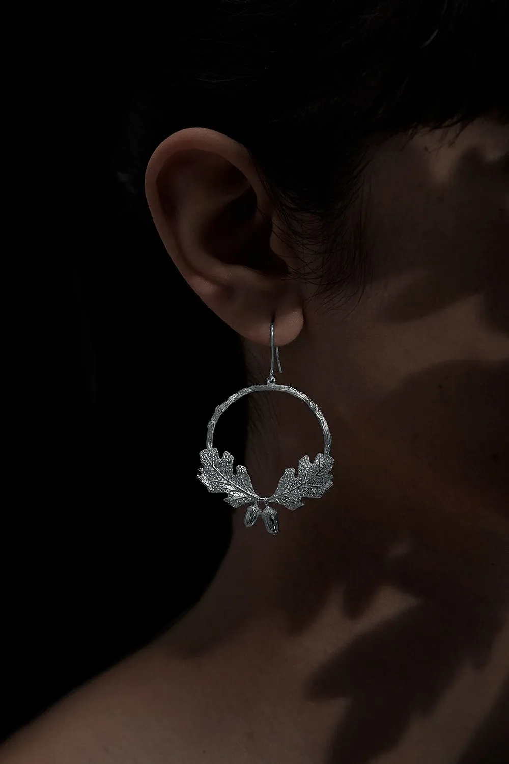 Karen Walker Schmuck Karen Walker Eichel- & Blattkranz Ohrringe - Sterlingsilber