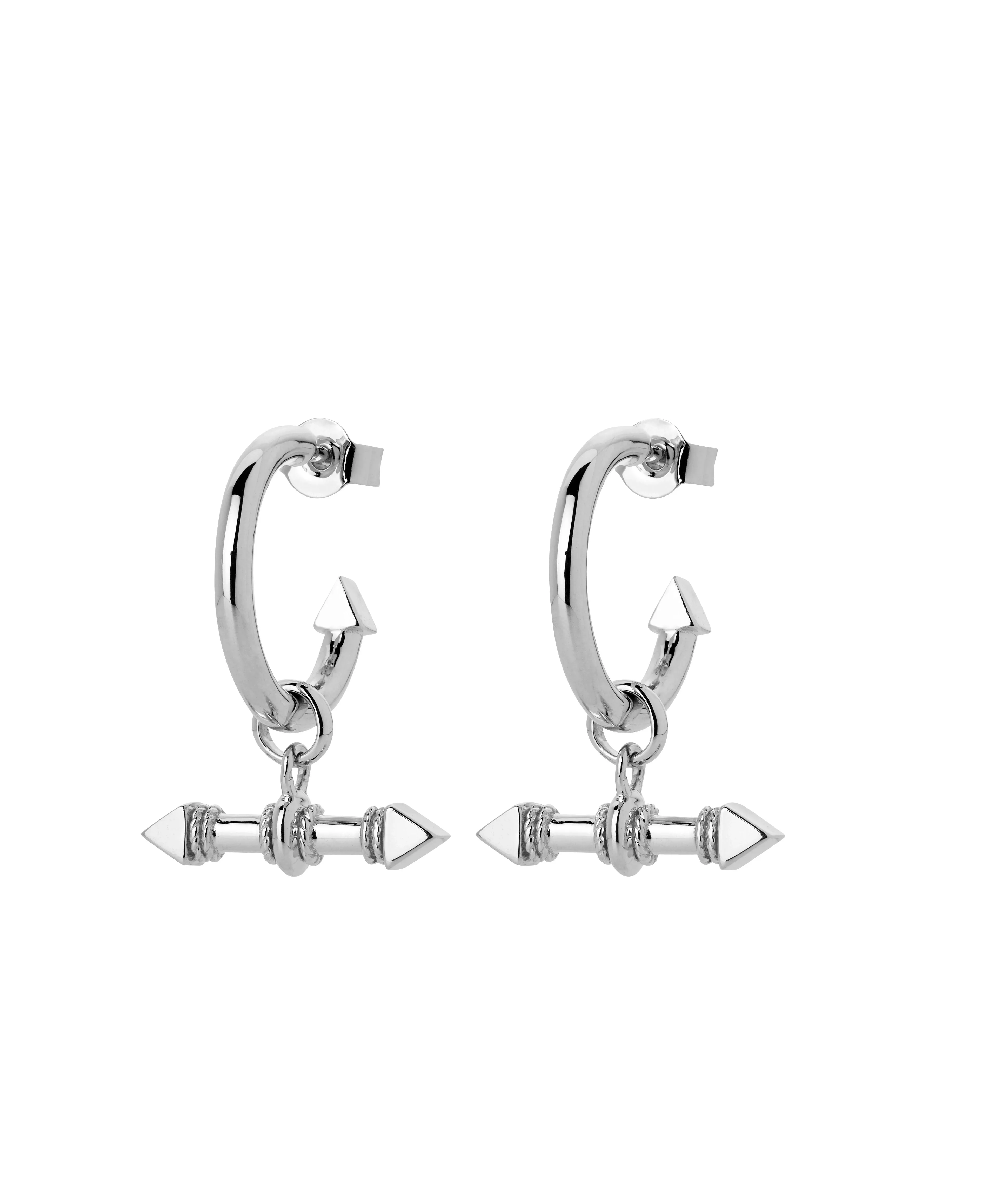 Karen Walker Schmuck Karen Walker Pfeil-Anhänger Ohrring Silber