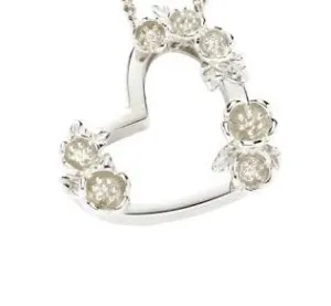 Karen Walker Schmuck Karen Walker Botanisches Herz-Anhänger - Klein