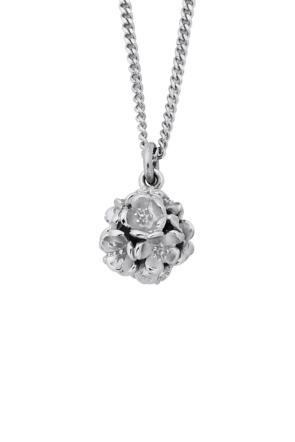 Karen Walker Schmuck Karen Walker Botanischer Kleiner Blumenball-Anhänger - Silber