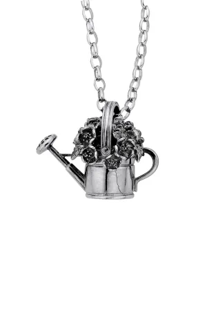 Karen Walker Schmuck Karen Walker Botanische Gießkanne Mit Blumen Anhänger - Silber
