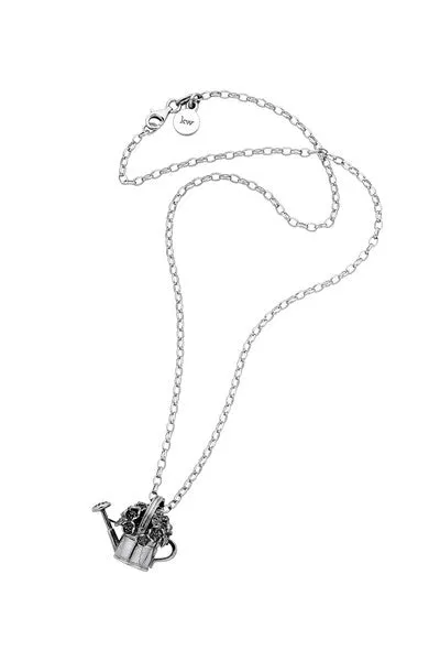 Karen Walker Schmuck Karen Walker Botanische Gießkanne Mit Blumen Anhänger - Silber