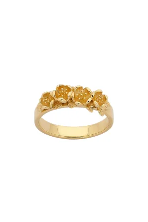 Karen Walker Schmuck Karen Walker Botanischer Kranz Ring - 9 Karat Gold