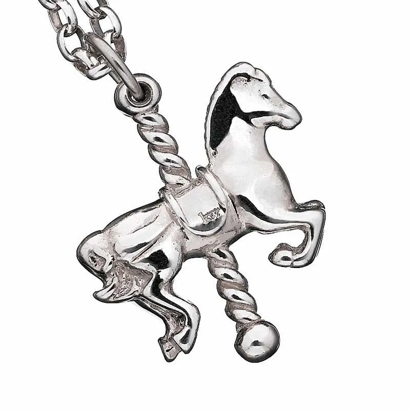 Karen Walker Schmuck Karen Walker Karussellpferd Anhänger - Silber