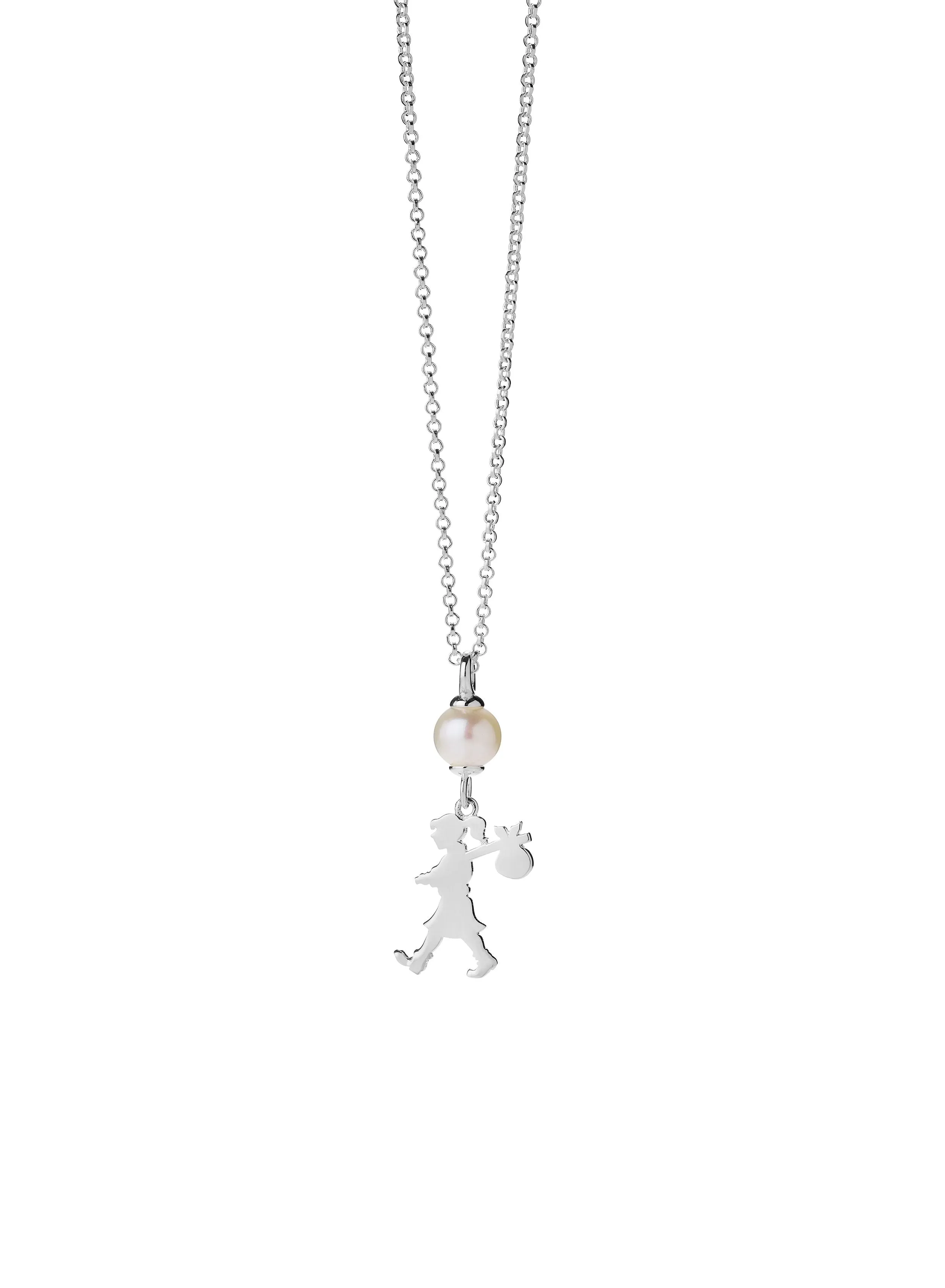 Karen Walker Schmuck Karen Walker - Mädchen Und Die Perlenkette Silber 45cm
