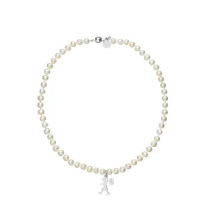 Karen Walker Schmuck Karen Walker - Mädchen mit allen Perlen Halskette Silber