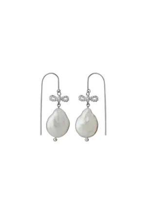 Karen Walker Schmuck Karen Walker - Love Ohrringe Sterling Silber Perle